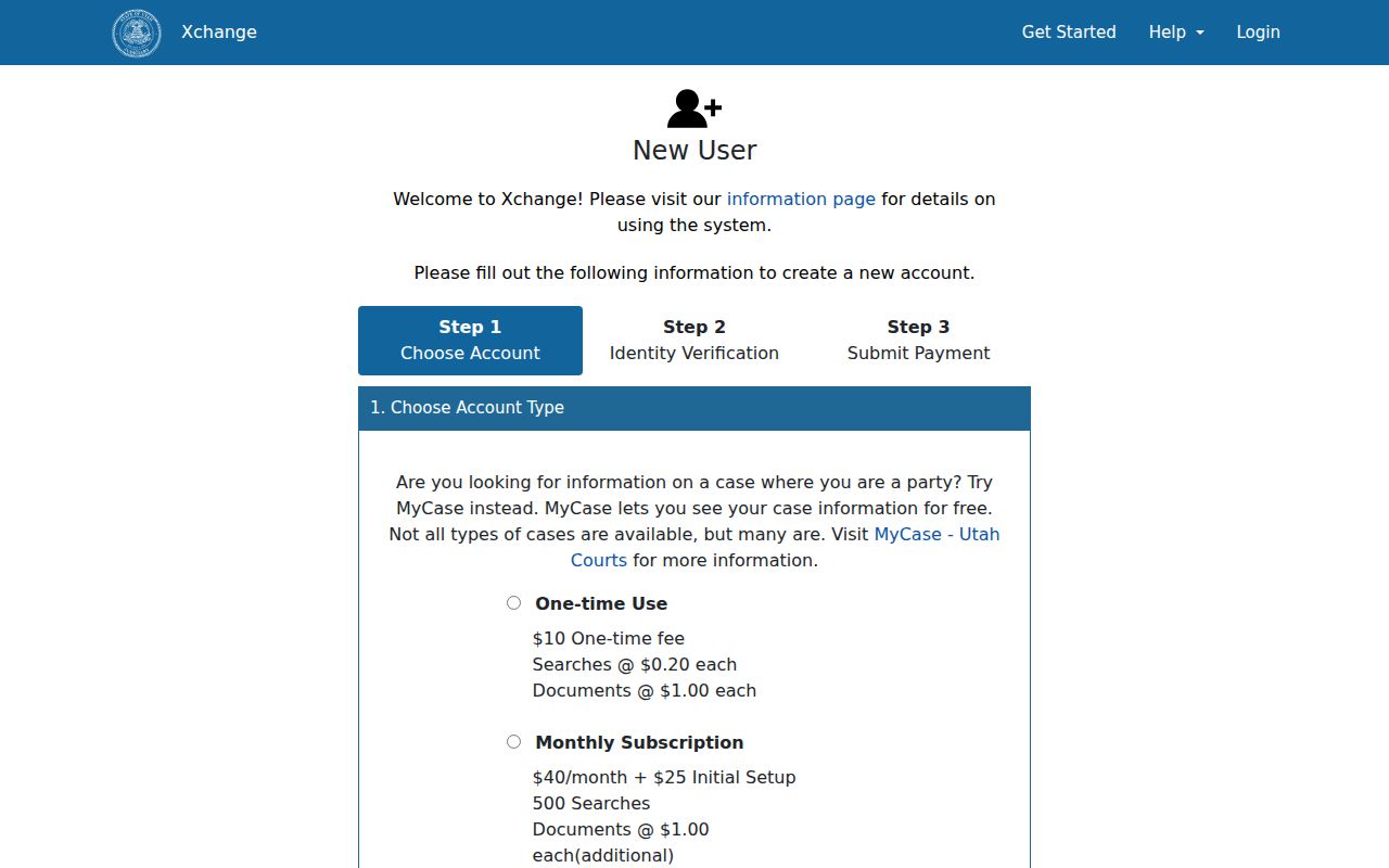 Morgan County court case Xchange registration and pricing choices