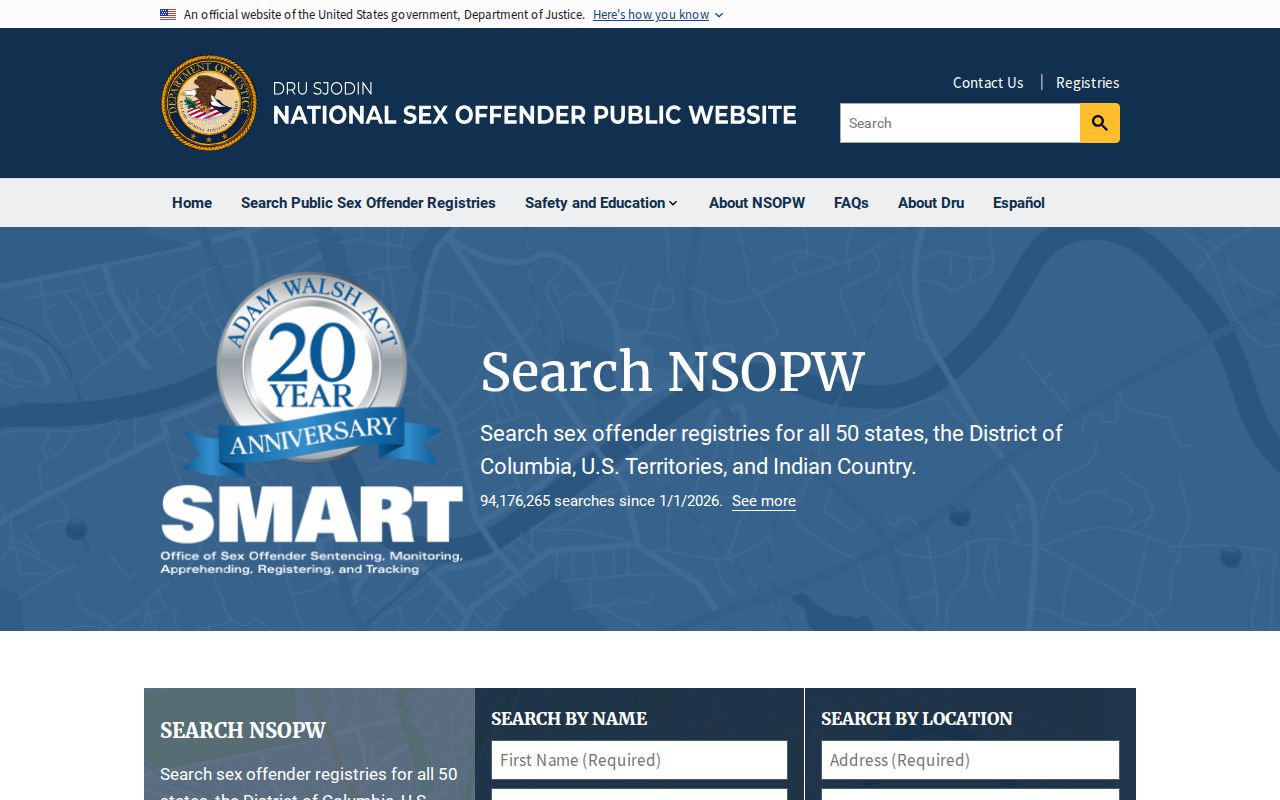 Morgan County sex offender check using the national NSOPW search interface